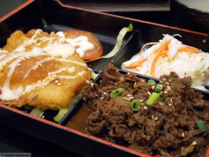 Bento Box at food court in Singapore