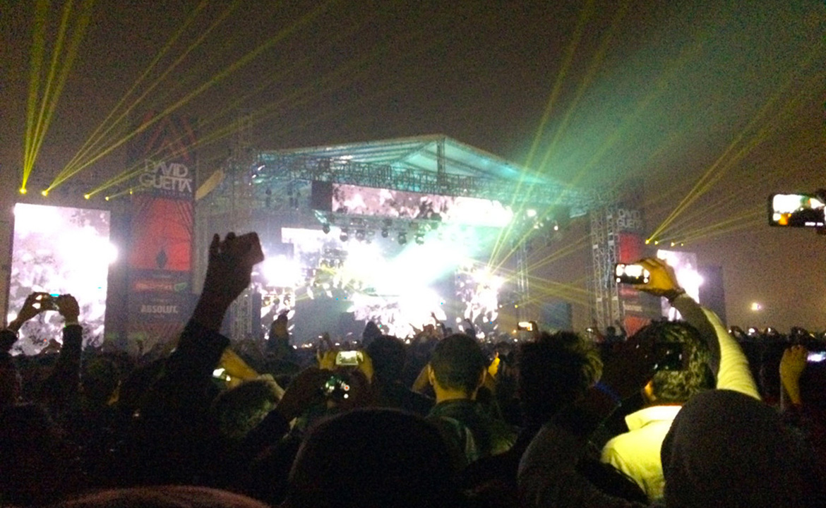 I was very impressed by the kids at the David Guetta Concert in Delhi