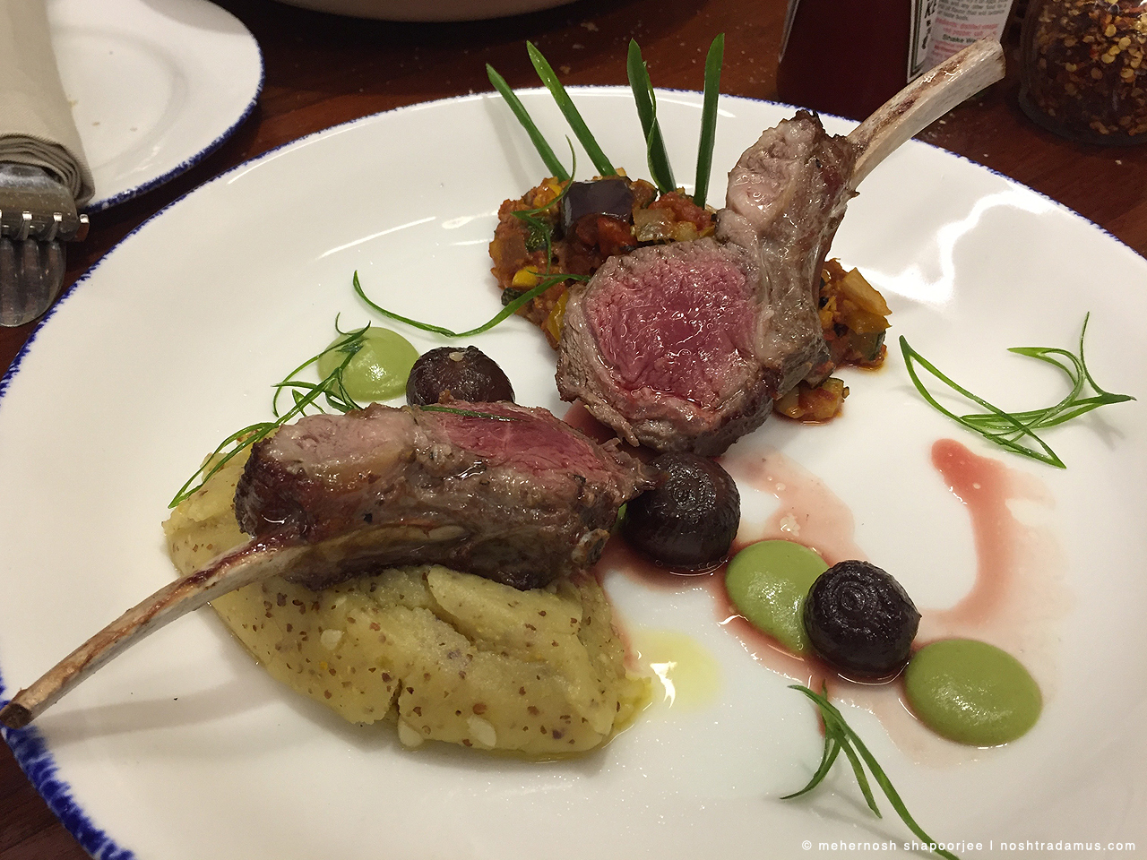 Lamb Chops, at Indigo Deli, in Gurgaon