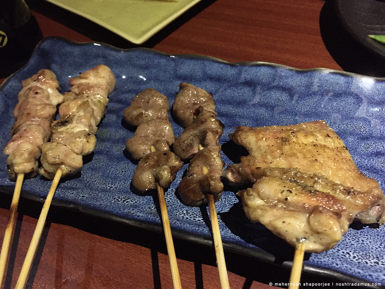 Grilled Chicken varieties, at Kuuraku, in Gurgaon