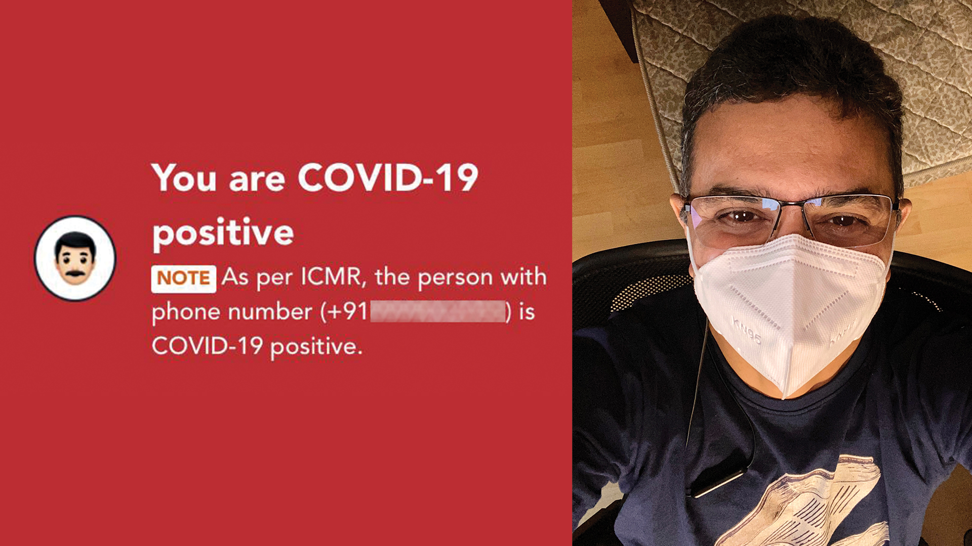 Being Covid-19 Positive