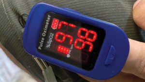 Oximeter to check oxygen levels during Covid-19 A