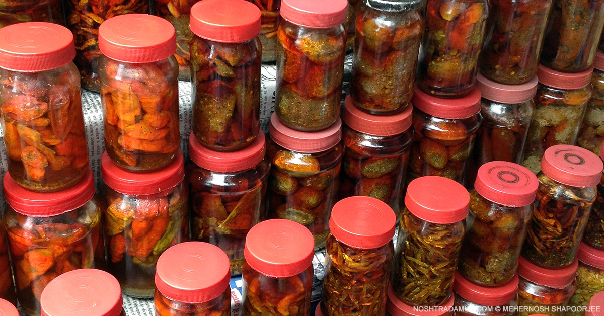 Khasi pickles of fish, roots, and even unknown edibles