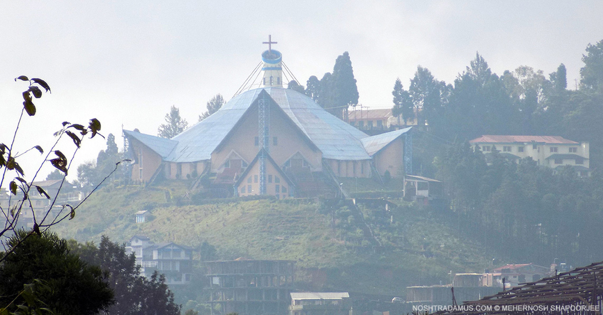 The Catholic Cathedral in Kohima, Nagaland