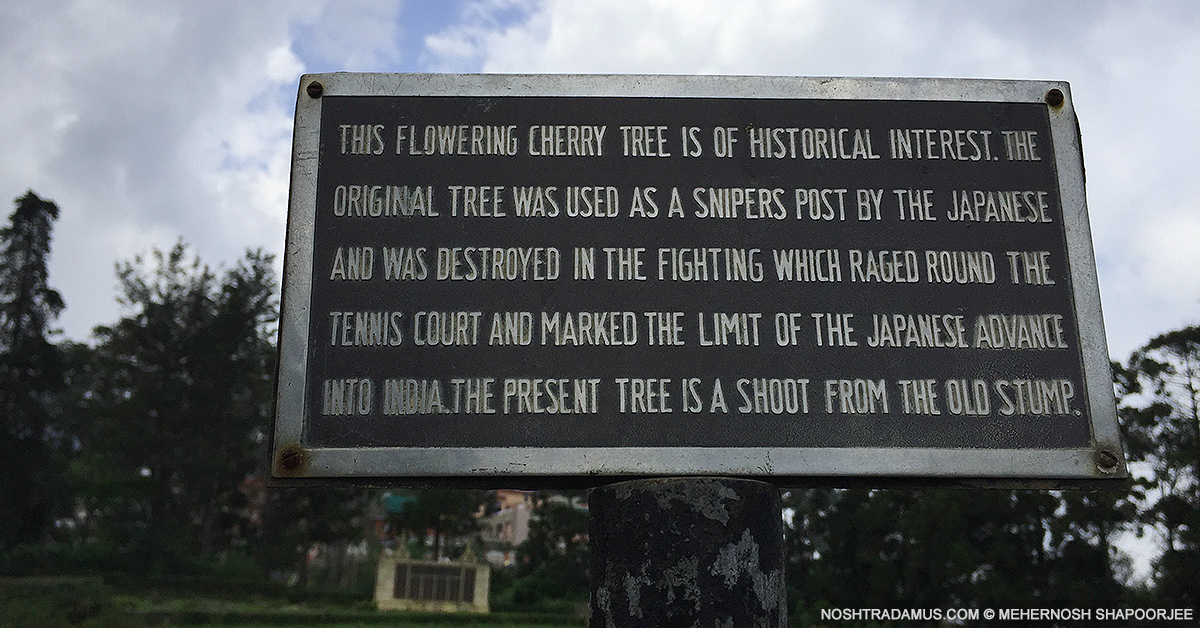 Kohima War Cemetary Battle of the Tennis Court