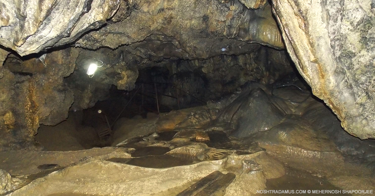 Underground Stalagmites at Mawsmai in Meghalaya