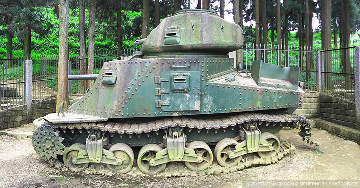 World War II M3 Grant Tank on Officers Hill Kohima 03