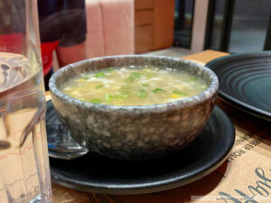 Ping's Bia Hoi Chicken Sweet Corn Soup