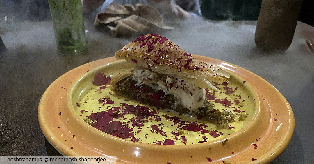 Delicious and delightful Baklava at Bayroute Powai in Mumbai